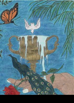 Lindmara Tarot: Ace of Cups (c) Linda Gravill