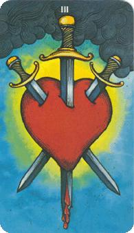 Morgan Greer Tarot:  3 of Swords