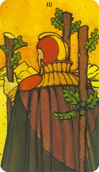 Morgan Greer Tarot: 3 of Wands