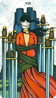 Morgan Greer Tarot 8 of Swords