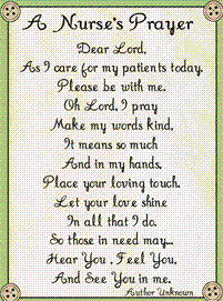 Nurse's Prayer