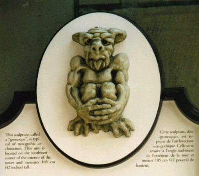 Grotesque - Parliament Buildings, Peace Tower, Ottawa, Canada (c) Cheryl Lynne Bradley 2002-8