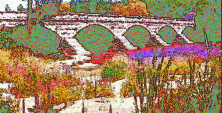 Pakenham Bridge by Cheryl Lynne Bradley - The Only 5-Span Stone Bridge in North America