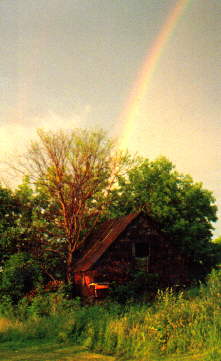 Rainbow over the Loveshack by Cheryl Lynne Bradley