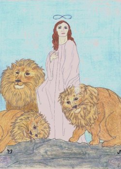 Strength, Lindmara Tarot (c) Linda Gravill, all rights reserved